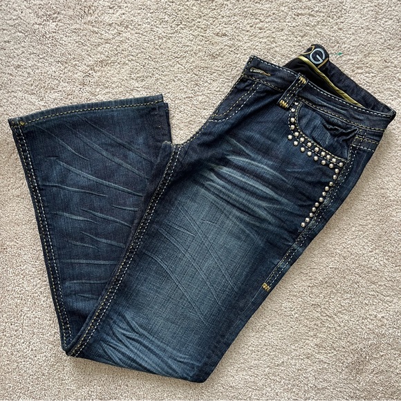 COOGI Denim - Coogie Stylish Dark Blue Jeans with Studded Detail